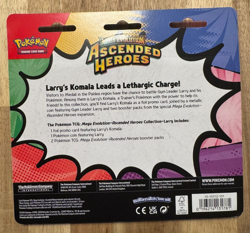 Pokemon Ascended Heroes 2 Pack Blister Larry’s Komala - In Hand Ships tomorrow! - Image 2