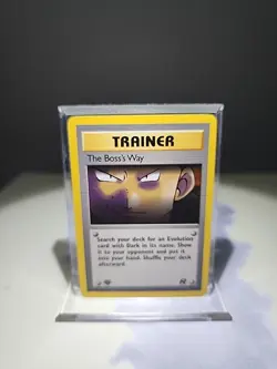 Pokemon Uncommon The Boss's Way 73/82 Team Rocket 1st Edition NM - Image 1