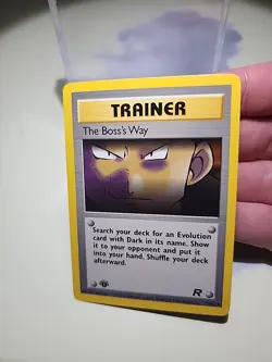 Pokemon Uncommon The Boss's Way 73/82 Team Rocket 1st Edition NM - Image 2