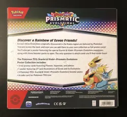 Pokemon Prismatic Evolutions Poster Collection NEW- FACTORY SEALED FREE SHIP - Image 2