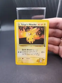 Lt. Surge's Pikachu 84/132 Pokemon TCG Gym Challenge Unlimited NM-Mint - Image 1