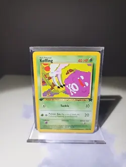 Pokemon - 1st Edition Koffing - 58/82 - Team Rocket - NM - Image 1