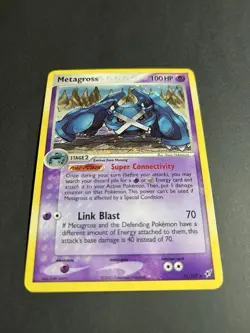Pokemon TCG Metagross EX Deoxys 11/107 Holo Rare 100HP Card 2005 - Image 2
