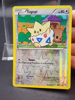 Pokemon TCG Togepi Black and White Plasma Storm 102/135 Reverse Holo - Image 2