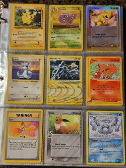 Pokemon Collection Binder Lot of Cards Holo Rare Vintage WoTC Shadowless Etc - Image 1