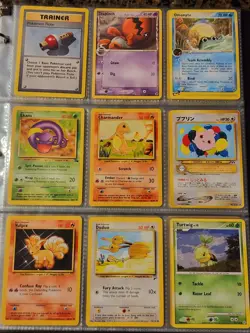 Pokemon Collection Binder Lot of Cards Holo Rare Vintage WoTC Shadowless Etc - Image 5