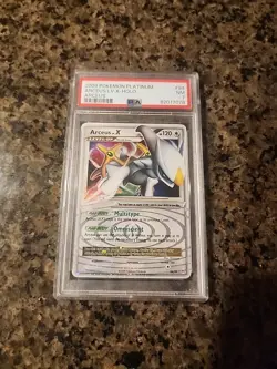 2009 POKEMON PLATINUM ARCEUS #94 ARCEUS LV.X-HOLO PSA 7 - Image 1