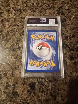 2000 Pokemon Neo Genesis Unlimited Azumarill HOLO #2 PSA 9 Swirl Low POP - Image 2