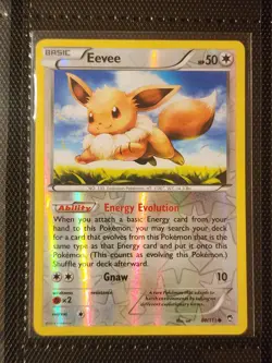 Eevee - 80/111 - Reverse Holo - XY: Furious Fists - Pokemon - NM - Image 1