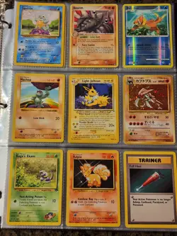Pokemon Collection Binder Lot of Cards Holo Rare Vintage WoTC Shadowless Etc - Image 1