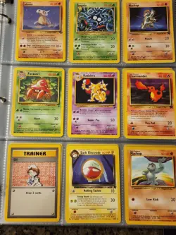 Pokemon Collection Binder Lot of Cards Holo Rare Vintage WoTC Shadowless Etc - Image 5