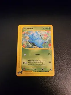 2002 Pokemon Expedition Base Set Bulbasaur 94/165 e-Reader WOTC NM - Image 1