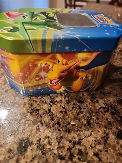 *EMPTY* 2009 POKEMON Diamond And Pearl Rayquaza Collectors Tin Only - Image 3