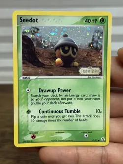 Seedot 61/92 Legend Maker Stamped Reverse Holo Pokemon NM - *Swirl* 🌀 - Image 3