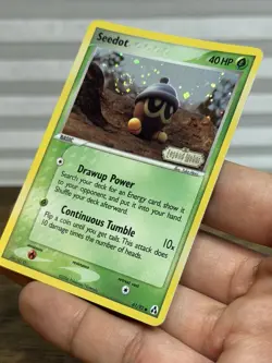 Seedot 61/92 Legend Maker Stamped Reverse Holo Pokemon NM - *Swirl* 🌀 - Image 4