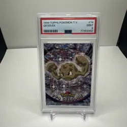 1999 GEODUDE TOPPS POKEMON T.V. #74 - PSA 9 - Image 1