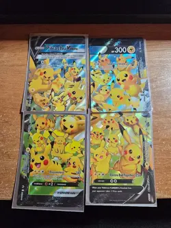 Pokemon Pikachu V-Union Complete Set Near Mint SWSH139 SWSH140 SWSH141 SWSH142 - Image 1