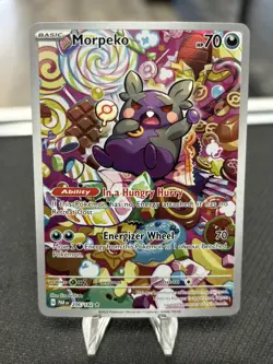 Pokemon Morpeko 206/182 SV04: Paradox Rift Illustration Rare Holo - Image 1