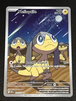 Pokemon TCG Mega Evolution Helioptile Illustration Rare 143/132 NM - Image 1