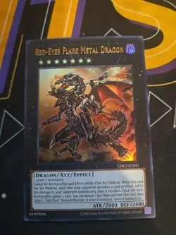 Yugioh Red-Eyes Flare Metal Dragon LDK2-ENJ41 Ultra Rare NM - Image 1