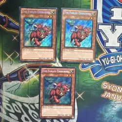 Yugioh! The Fabled Cerburrel HA04-EN008 Secret Rare x3 Playset 1st Edition NM - Image 1