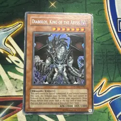 Yugioh! Diabolos, King of the Abyss FOTB-EN061 Secret Rare Unlimited HP - Image 1