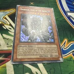 Yugioh! Diabolos, King of the Abyss FOTB-EN061 Secret Rare Unlimited HP - Image 2