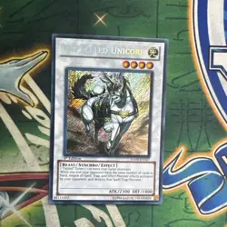 Yugioh! The Fabled Unicore HA04-EN027 Secret Rare 1st Edition NM - Image 1