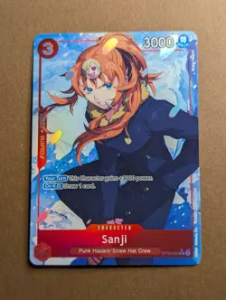 One Piece Sanji Parallel Alt Art OP10-005 SR Royal Blood Foil Near Mint - Image 1