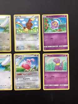 Pokemon TCG Card Theme Lot - Rainbow Art 🌈🌈 - Dratini Happiny Buneary - Image 3