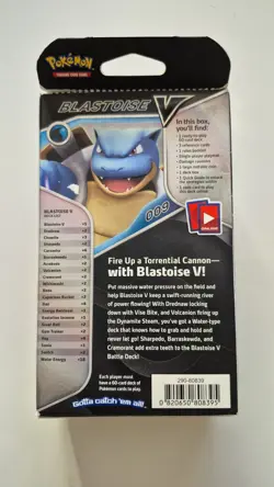 Pokemon Trading Card Game - V Battle Deck - BLASTOISE V (60-Card Deck) - New 820650808395 - Image 2