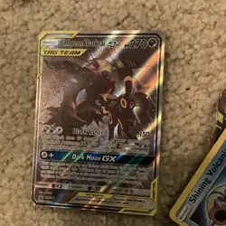 Pokemon TCG SM211 Umbreon & Darkrai GX TAG TEAM Holo Card Lot English - Image 2