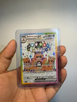 Pokemon TCG Palossand EX 221/191SV08: Surging Sparks Holo Card - Image 1
