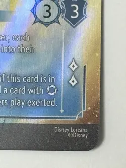 Near Mint Lorcana Stitch Experiment 626 220/204 Enchanted Holofoil Reign - Image 4