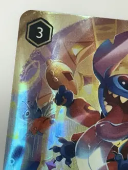 Near Mint Lorcana Stitch Experiment 626 220/204 Enchanted Holofoil Reign - Image 5