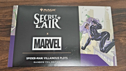 MTG Secret Lair FOIL EDITION Spider-man Villainous Plots Sealed Packs - Image 1