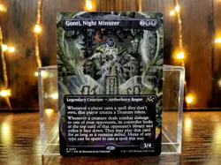 MTG Gonti, Night Minister - Regular Non-Foil - DFT - R - 0357 - Borderless NM - Image 1