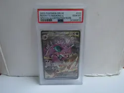 PSA 10 2025 Pokemon DRI DE #233 Rockets Nidoking EX Special Illustration Rare - Image 1