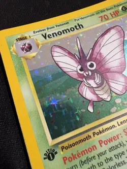 Pokemon Venomoth Jungle 13/64 1st Edition Holo 1999 WOTC TCG Card - LP - Image 2