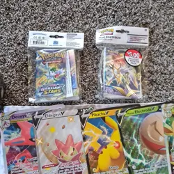 Pokemon TCG Brilliant Stars, Astral Radiance Lot Promo Holo Pikachu Dragonite - Image 3