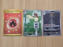 NM Pokemon Holo Pidgeotto IR 208/197 Fire Energy 230/197 Gothitelle 211 Promo - Image 1