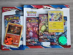 2x POKEMON Battle Styles 3 Booster Pack Blister- Jolteon /Charmander Promo - Image 1