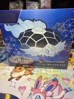 Pokemon Center Exclusive ETB Stellar Crown Elite Trainer Box - Image 1