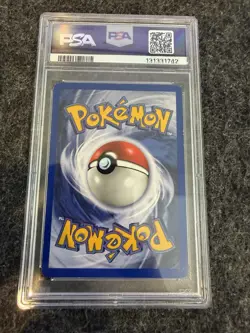 1999 Pokemon Base Set 1st Edition Shadowless Holo Alakazam PSA 6 - Image 2