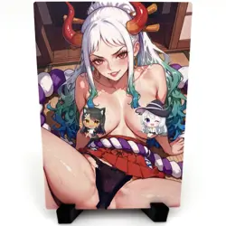 One Piece Yamato Sexy Hot Anime Waifu Girl Doujin Lewd Goddess Story Art Card - Image 1