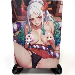 One Piece Yamato Sexy Hot Anime Waifu Girl Doujin Lewd Goddess Story Art Card - Image 2