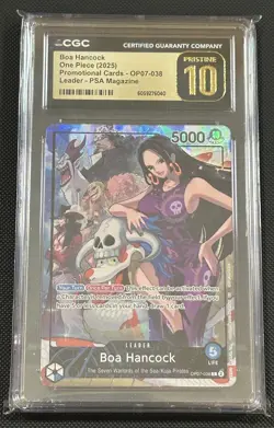 CGC Pristine 10 Boa Hancock OP07-038 One Piece Magazine Exclusive 🔥 - Image 1