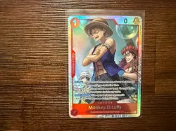 One Piece THE AZURE SEA'S SEVEN - MONKEY.D.LUFFY SR #OP14-013 ENGLISH CCG - Image 1