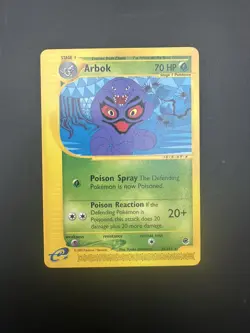 Arbok 35/165 Expedition Base Set Non-Holo Rare Pokemon Card NM Vintage E-Reader - Image 1