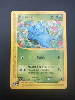 POKEMON EXPEDITION BASE SET E-READER BULBASAUR CARD 94/165 - Image 1